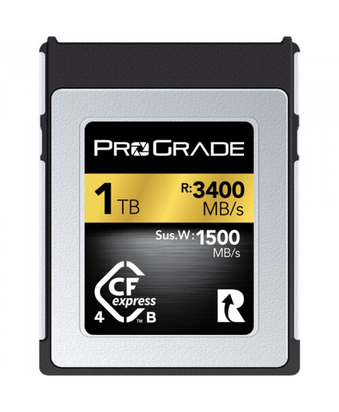 ProGrade Digital 1TB CFexpress 4.0 Type B Gold Memory Card