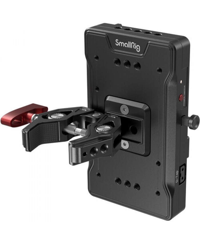 SmallRig 3202B V-Mount Battery Adapter Plate with Crab-Shaped Clamp